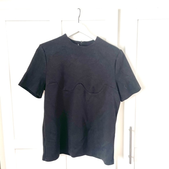 PUSHBUTTON $348 Bustier Tee Top Small 1 Medium - Picture 2 of 7